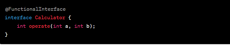Functional Interfaces