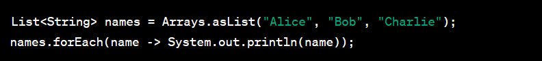 Lambda Expressions